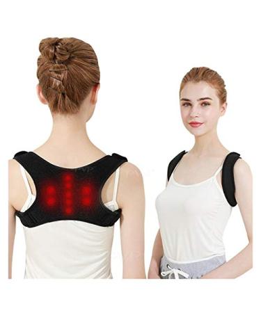 Upper Adjustable Back Posture Corrector Magnet Self-Heating Clavicle Support Back Straight Shoulders Brace Strap Correct (Size : Large) vision - Buy Online on GoSupps.com