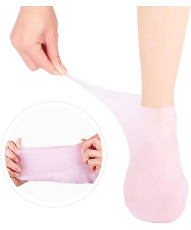Buy Jawseu Silicone Socks - 3 Pairs Moisturizing & Slipproof for Heel Pain Relief - XL Size for Dry Cracked Heels | International Shipping Available - Buy Online on GoSupps.com