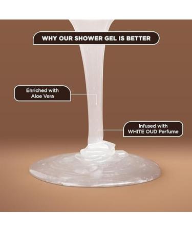 Buy Pub Oud White Body Wash 500ml - Refreshing Shower Gel for Deep Cleansing & Hydration | Soft & Smooth Skin with Aloe Vera - International Shipping - Buy Online on GoSupps.com