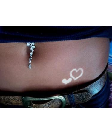 3-Way Heart Tanning Stickers - Pack of 50 - Buy Online on GoSupps.com