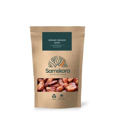 Samskara Boneless Dates | No pit | ORGANIC DEGLET NOUR Class A+ Fair Trade | Seedless | organic | vegan and gluten free (1kg)
