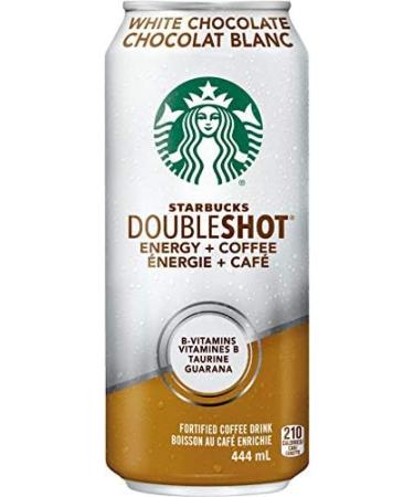 Starbucks Double Shot White Chocolate 444ml Can Pack of 12 White Chocolate 5328 milliliters White Chocolate White Chocolate - Buy Online on GoSupps.com