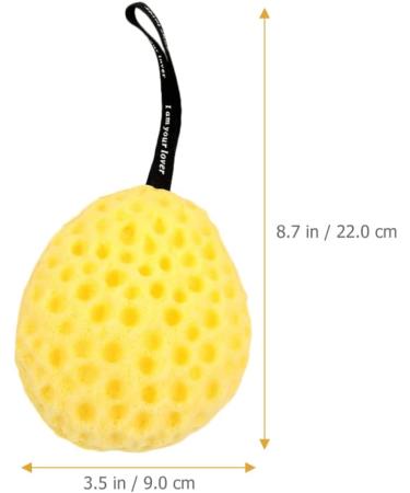 Beavorty 2pcs Natural Honeycomb Bath Sponges | Eco-Friendly Shower Loofah for Kids & Women - Buy Online on GoSupps.com