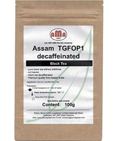 Assam TGFOP1 black tea decaffeinated Loose Leaf in the 100 g resealable bag - Buy Online on GoSupps.com
