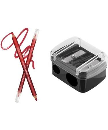 Yeesabella Dual Pencil Sharpener for Eyeliner, Lip Liner, and Eyebrow Pencil - 2 PCS Cosmetic Pencil Sharpeners - Buy Online on GoSupps.com