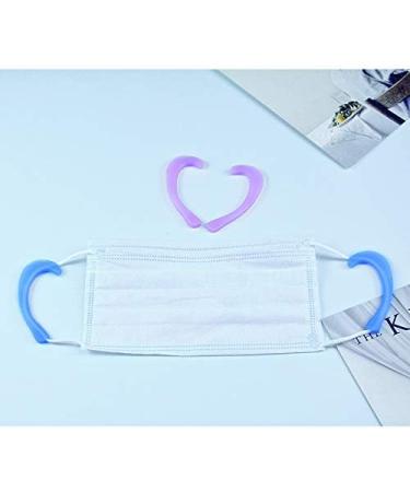 Neuvikter 4 Pcs Mask Strap Extender Anti-Tightening Mask Holder Hook Ear Strap Accessories Ear Grips Extension Mask Buckle Ear Pain Relieved (F3-Green) - Buy Online on GoSupps.com