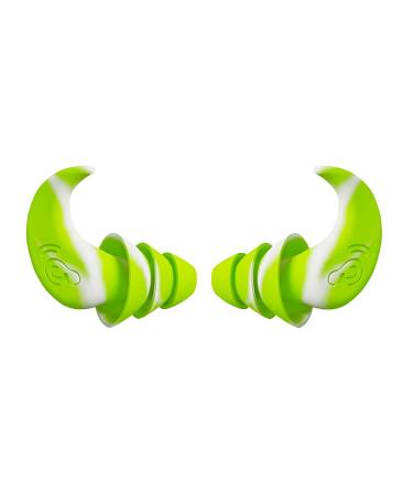 Reusable Ear Plugs Sound Insulation Earplugs Hearing Protection Noise Prevention For Sleeping Working Traveling Swimming (yellowgreen)