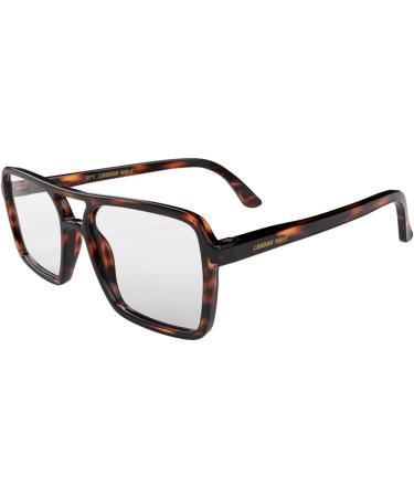 London Mole Eyewear: Spy Blue Light Blocking Glasses - Square Tortoiseshell Anti-Headache Computer & Gaming Glasses for Unisex Men & Women - Buy Online on GoSupps.com
