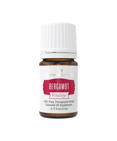 Young Living Bergamot Vitality - 5 ml - Citrus Flavor Essential Oil for Food Beverage and Wellness - Aromatherapy and Dietary Supplement - Earl Grey Tea Flavoring