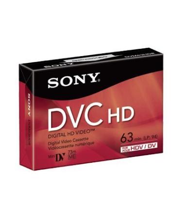 Sony DVM 63HDR - High Definition - Mini DV tape - 1 x 63min (DVM63HDR)