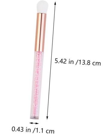 DRESSOOS 2pcs Nose Brush Soft Eyeshadow Brush Professional Makeup Tools Lady Parts Pink Aluminum Tube - Buy Online on GoSupps.com