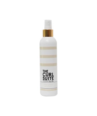 The Curly Suite Hair Spray - Styling Products with Heat Protection for Curly Hair - Long-Lasting Formula with Bergamot Lemon & Ozonic Accord - 8 Oz.