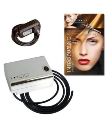 Belloccio Complete Professional Sunless Tanning Airbrush System - Premium Airbrush Compressor Hose & Opulence Solution for All Skin Types | International Shipping Available - Buy Online on GoSupps.com