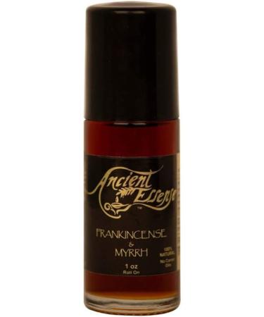 Ancient Essence Pure Frankincense & Myrrh Roll-On Essential Oil - Natural Aromatherapy for Mind & Body Harmony - 1 Oz - Buy Online on GoSupps.com