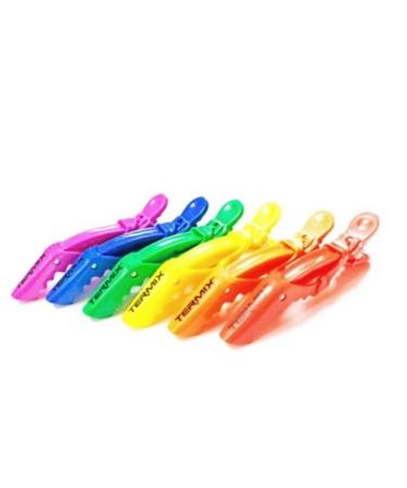 Termix 000966 Set of 6 Professional Hair Clips for Hairdressers - Perfect Hold & Grip | International Shipping Available - Buy Online on GoSupps.com