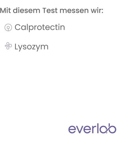 EVERLAB Calprotectin Test | Quick & Easy Stool Test for Inflammation Levels | Home Self-Test - Buy Online on GoSupps.com