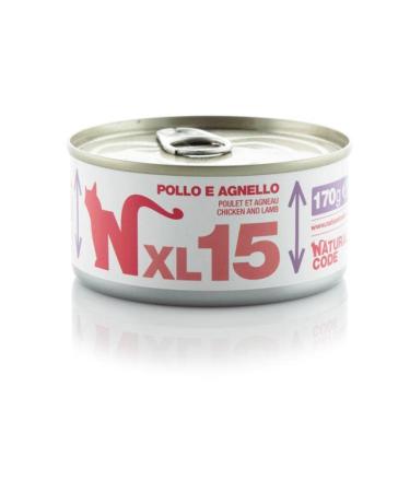 NATURAL CODE XL15 Chicken AND LAMB. 170GR