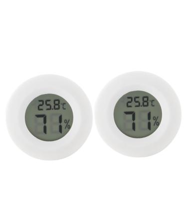 Ganazono 2st digital temperature display Bartagame Accessories for tank room thermometers and moisture meters of internal and moisture knife bearded dragon electronically acrylic box white