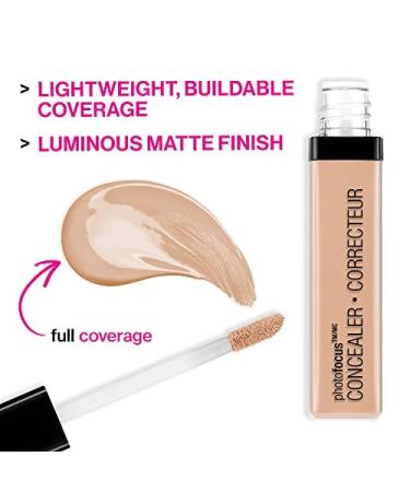 Wet n Wild Photo Focus Concealer - Vegan Medium Tawny High Coverage Radiant Finish Light Adjustment - International Shipping Available - Buy Online on GoSupps.com
