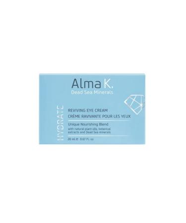 ALMA K Dead Sea Minerals Reviving Eye Cream - Target Puffiness with Eyeliss Peptides Hydrating & Refreshing 20ml - Buy Online on GoSupps.com