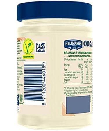 Organic Hellmann's Mayonnaise 270g - Pure, Creamy, and Delicious - Buy Online on GoSupps.com