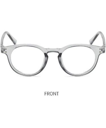 Shop Transparent Gray Anti-Blue Light Glasses - No Degree Spectacle Frames for Eye Protection - International Shipping Available - Buy Online on GoSupps.com