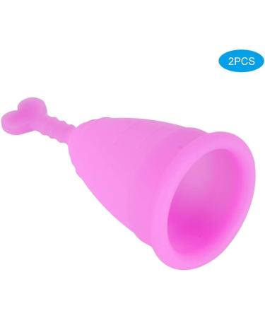Buy Reusable Silicone Menstrual Cup - 2 Pieces Purple | Women's Hygiene Accessories - Buy Online on GoSupps.com