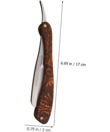 Frcolor Stainless Steel Folding Razor Set - 2 Pieces Hairdressing Blades & Blade Holder for Daily Beard Grooming - Buy Online on GoSupps.com