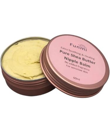 Funmi Pure Shea Butter Nipple Balm - Quick Relief for Sore Nipples - 100% Natural Breastfeeding Cream - Buy Online on GoSupps.com