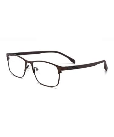 Men's Progressive Multifocal Outdoor Photochromic Reading Glasses Auto-Zoom Sunglasses/UV400 Brown +2.0