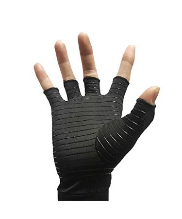 Copper Arthritis Compression Gloves - Guaranteed Highest Copper Content. Medium