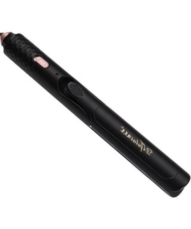 Ipetboom 2 in 1 Straightener & Curler | Flat Iron Comb & Hair Curler | Electric Hot Comb for Hair Straightening - US Plug - Black - Buy Online on GoSupps.com