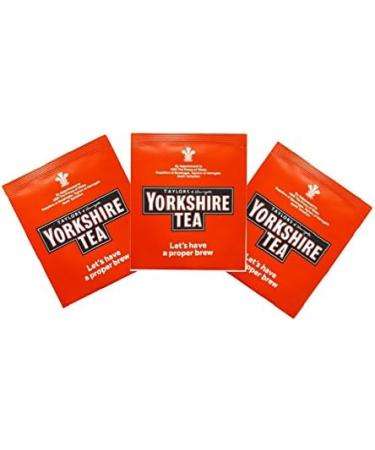  Yorkshire Tea Pack of 50 individually wrapped Yorkshire Tea bags with "Let's Have a Proper Brew" label - Taylors of Harrogate - Buy Online on GoSupps.com