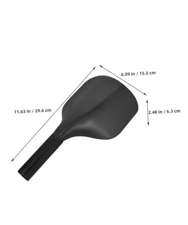 2pcs Hair Mask Hairspray Masks Hair Sprays Cover Barber Mask Haircut Mask Hair Spray Protective Haircut Mask Protector Black Plastic - Buy Online on GoSupps.com