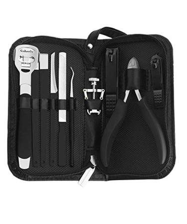 Daijianbin 10 Pieces Pedicure Tool Nail Care Kit Ingrown Toes Nail Removal Correction Clippers Toe Nail File Lifter Ingrown Tools Kit