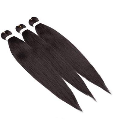 65cm Dark Brown Braids Extensions - Afro Crochet Twist Hair Anti-Stretched Synthetic Fibers 90g Bundle - Buy Online on GoSupps.com