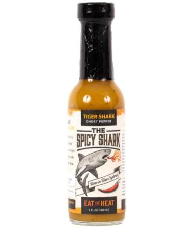The Spicy Shark Tiger Shark Ghost Pepper Sauce 148ml - Buy Online on GoSupps.com
