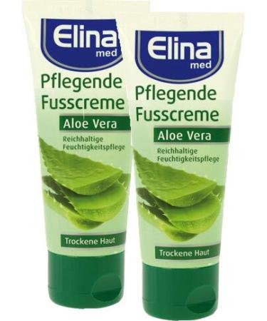 Elina Aloe Vera Foot Cream 75ml Tube Pack of 2