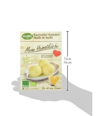Engel Organic Potato Dumplings Half & Half - Gluten-Free Lactose-Free Vegan | 230g - Buy Online on GoSupps.com