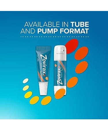 Zovirax Cold Sore Treatment Cream Pump Dispenser 2g | Fast-Acting Relief - Buy Online on GoSupps.com