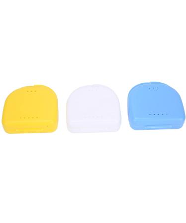 Buy Practical 3-Color Denture Box Container | Durable & Stylish Travel Case for Home Use | International Shipping Available - Buy Online on GoSupps.com
