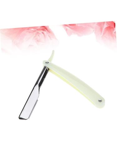 Minkissy Men's Bart Razor Classic Ustura Hairdresser Razor with Replacement Blades | Premium Metal Hair Styler | 1 Pcs White - Buy Online on GoSupps.com
