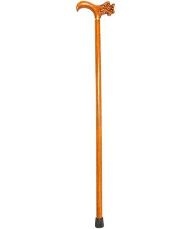 Elderly Canes Crutches Classic Solid Wood Dragon Head Lightweight and Durable Seniors Walking Sticks 94Cm Height Family - Buy Online on GoSupps.com
