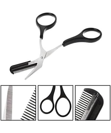 Craft Scissors Women Eyebrow Trimmer Scissors Comb Eyelash Hair Removal Grooming Cutter Shaping Hand Tools Scissors - Buy Online on GoSupps.com