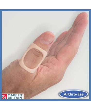 ArthroEze Oval Peach Thumb Splint for Trigger Thumb - Mallet Thumb - Thumb Hypermobility - Thumb Arthritis Size 11-64.7mm Circ Size 11 - 64.7mm Circ - Buy Online on GoSupps.com