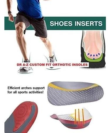 Dr. A-Z Kiddos 6 Height Increase Orthotic Shoe Inserts for Kids - Arch Support and Fatigue Relief - Buy Online on GoSupps.com