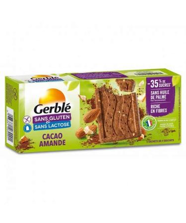 GERBLÉ - Gluten-Free Cocoa Almond Biscuit 150G - Pack of 3 - free delivery