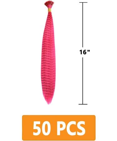 Prinfantasy Synthetic Feathers Hair Extension for Halloween Cosplay - 16 inch - BZ250 GBBZ250 - Buy Online on GoSupps.com