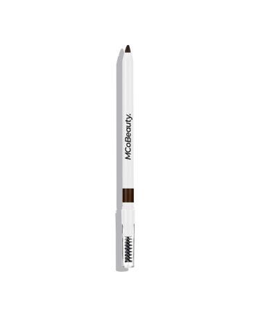 MCoBeauty Instant Brows Pencil - Pigmented  Shaping Brow Tool - Sculpt And Perfect Sparse  Thin Brows With Pencil And Spoolie Brush - Long-Lasting Smooth Wax Formula - Light-Medium - 0.05 oz Medium to Dark