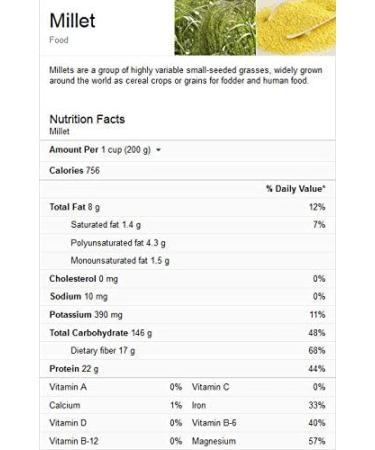  Portal Cool Portal Cool 8 Oz: Best Yellow Panicled Millet - Buy Online on GoSupps.com